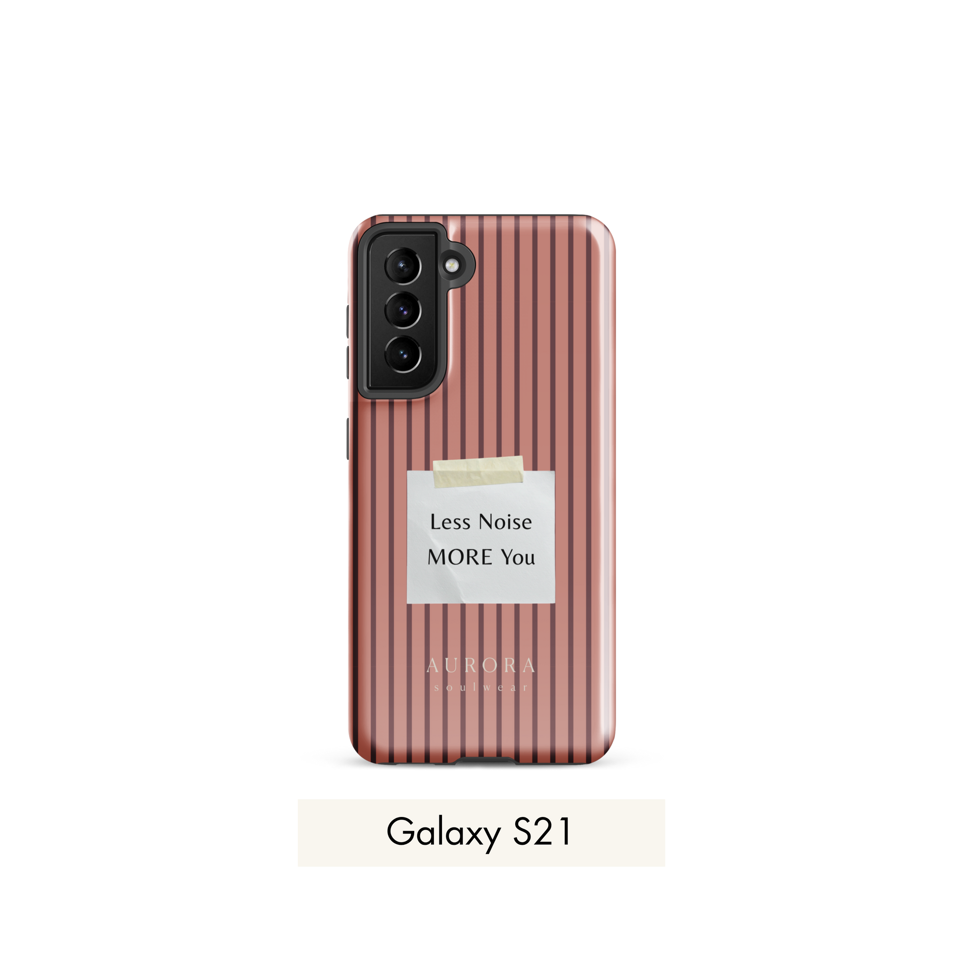More You Tough Case for Samsung in white with back print