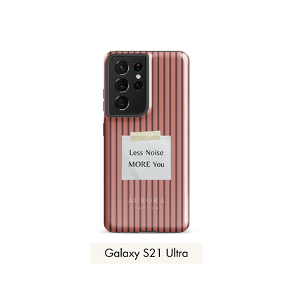 More You Tough Case for Samsung in white with back print