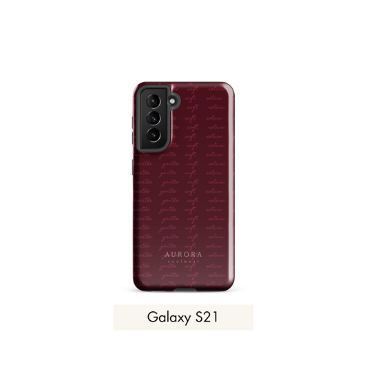 Message Tough Case for Samsung with Message print