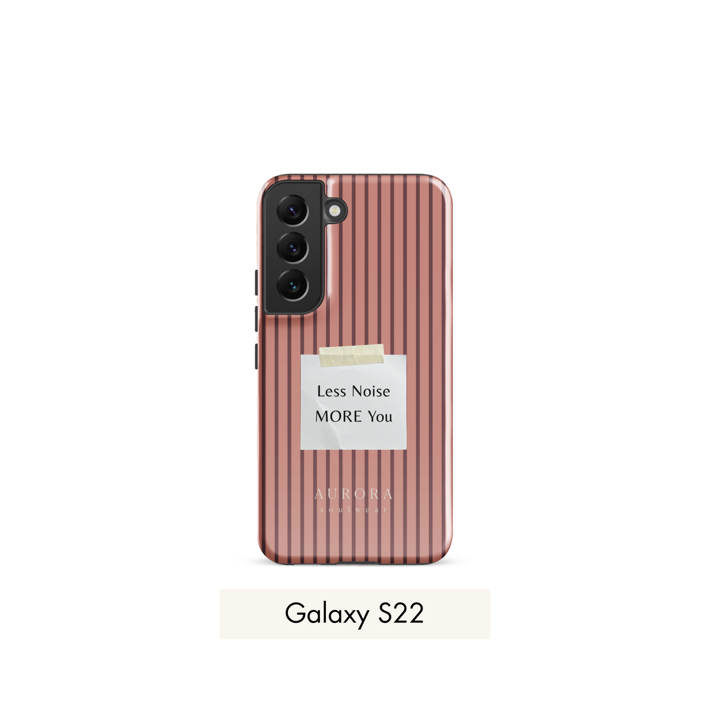 More You Tough Case for Samsung in white with back print