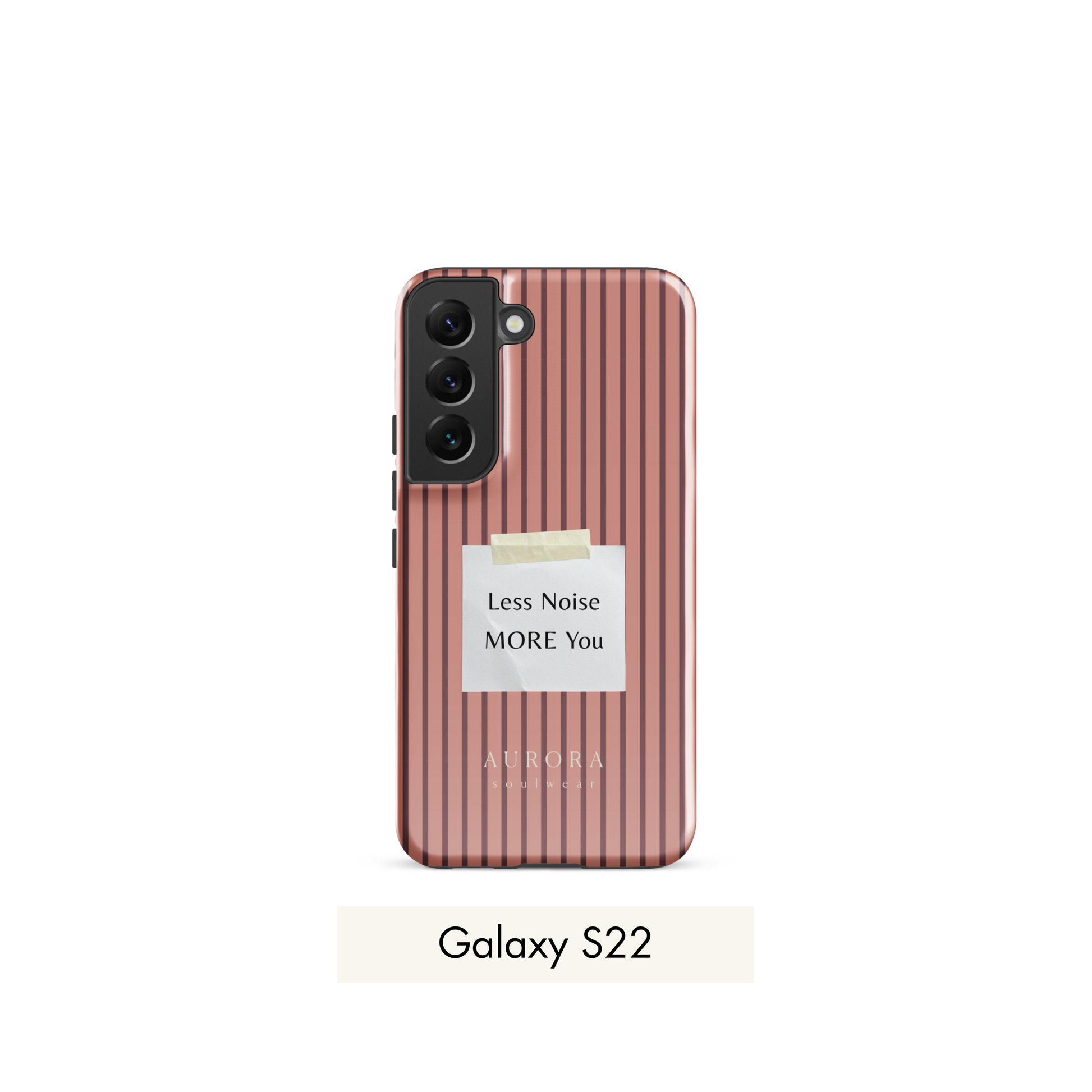 More You Tough Case for Samsung in white with back print