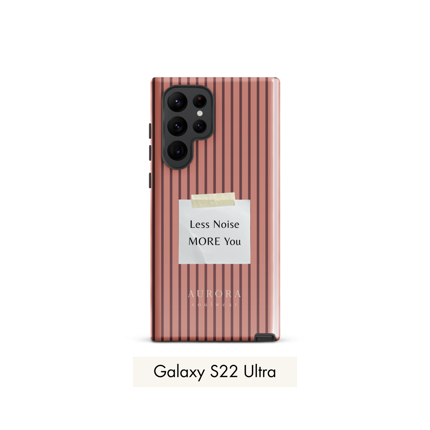 More You Tough Case for Samsung in white with back print