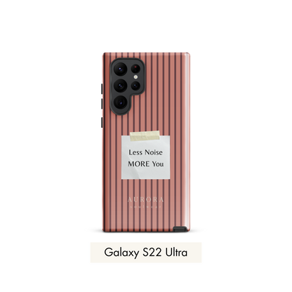 More You Tough Case for Samsung in white with back print
