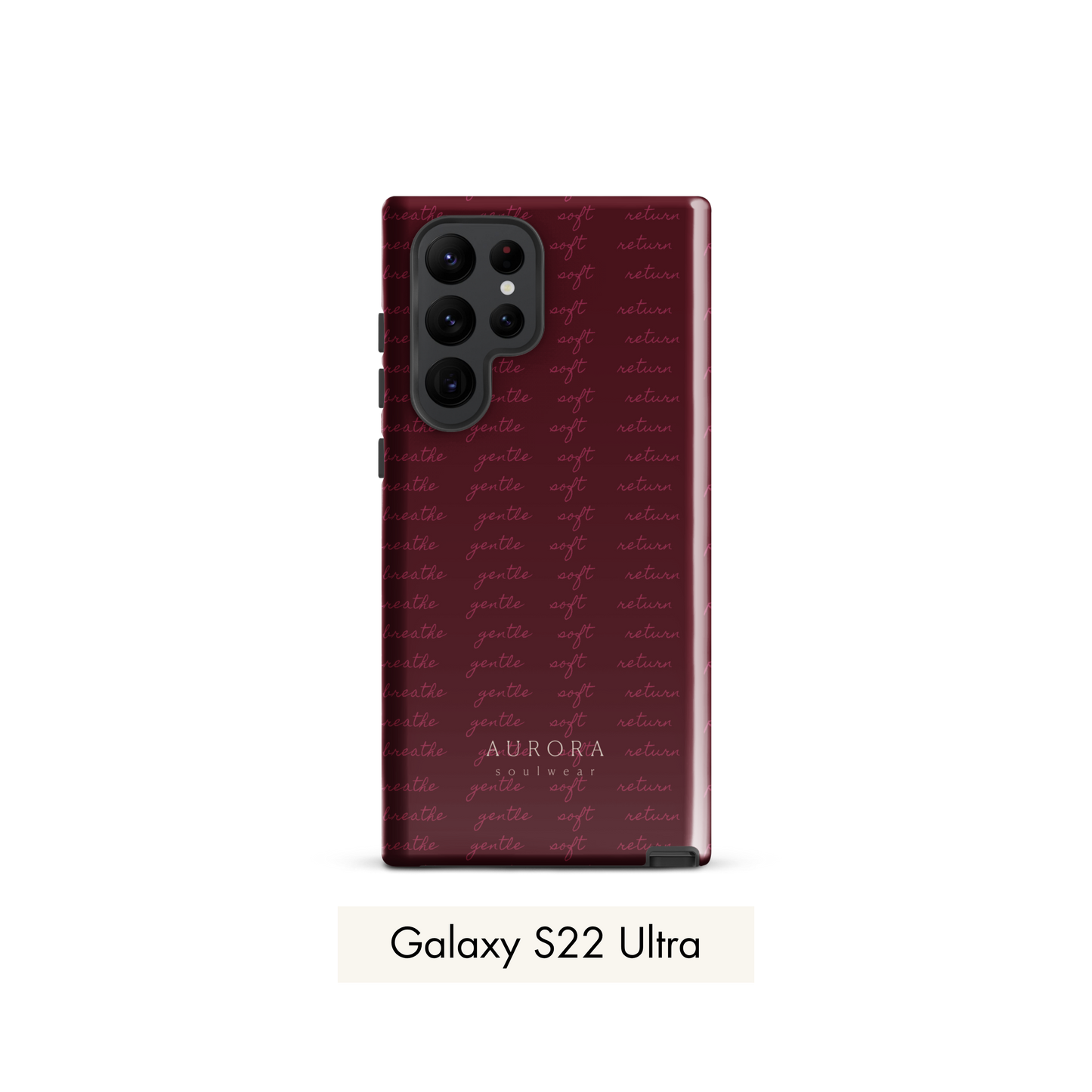 Message Tough Case for Samsung with Message print