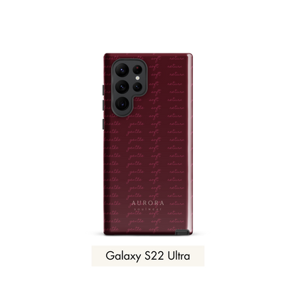 Message Tough Case for Samsung with Message print
