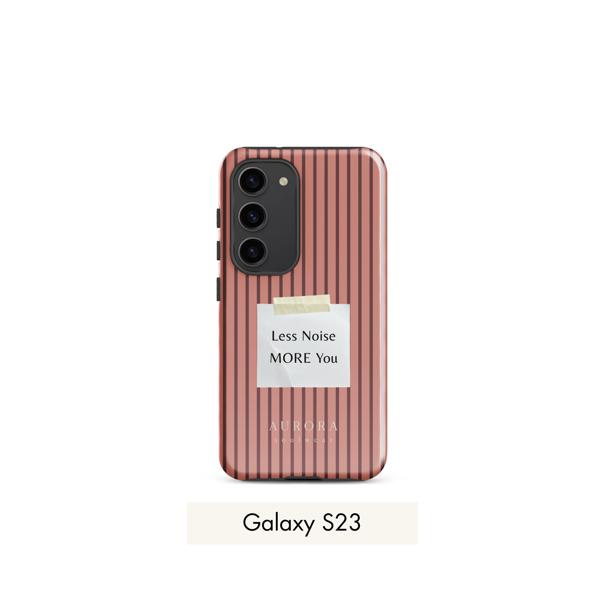More You Tough Case for Samsung in white with back print
