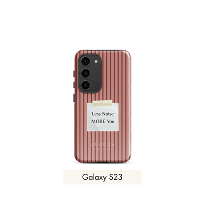 More You Tough Case for Samsung in white with back print