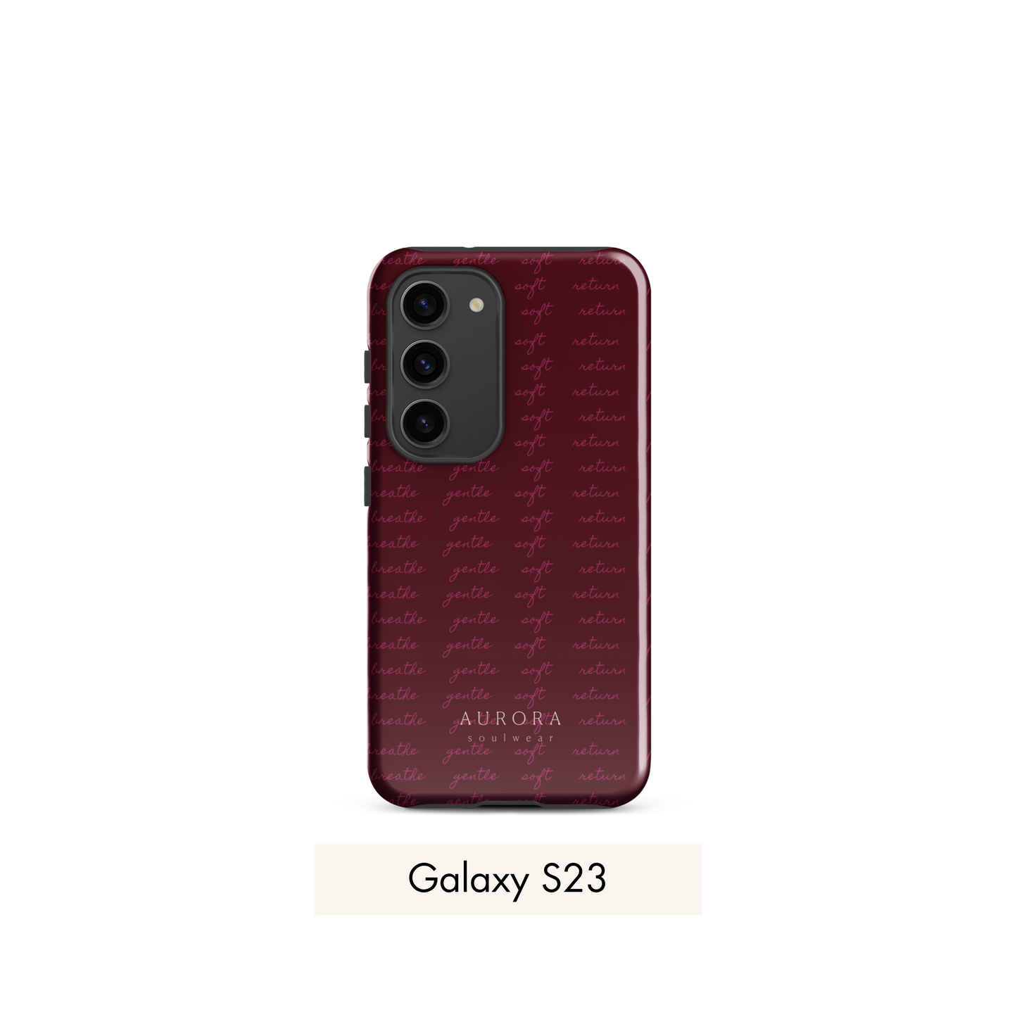 Message Tough Case for Samsung with Message print