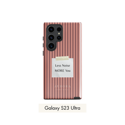 More You Tough Case for Samsung in white with back print