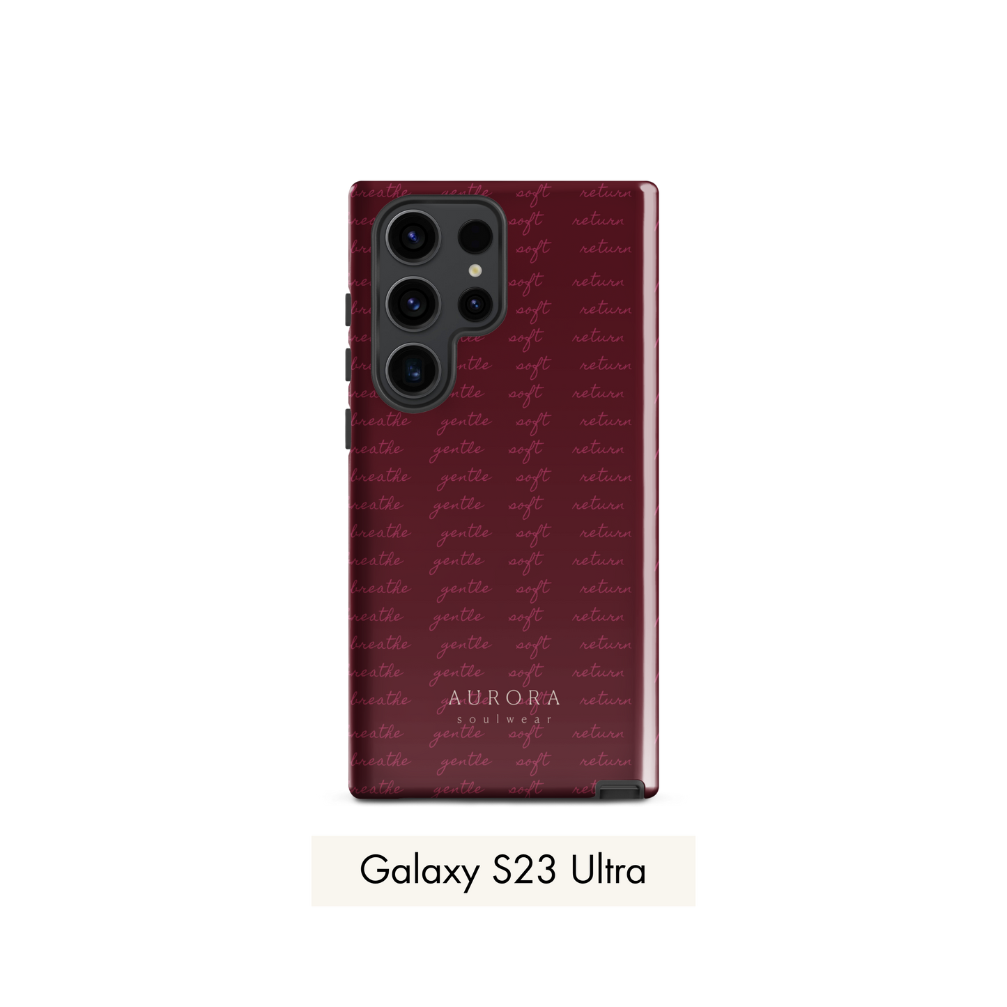 Message Tough Case for Samsung with Message print