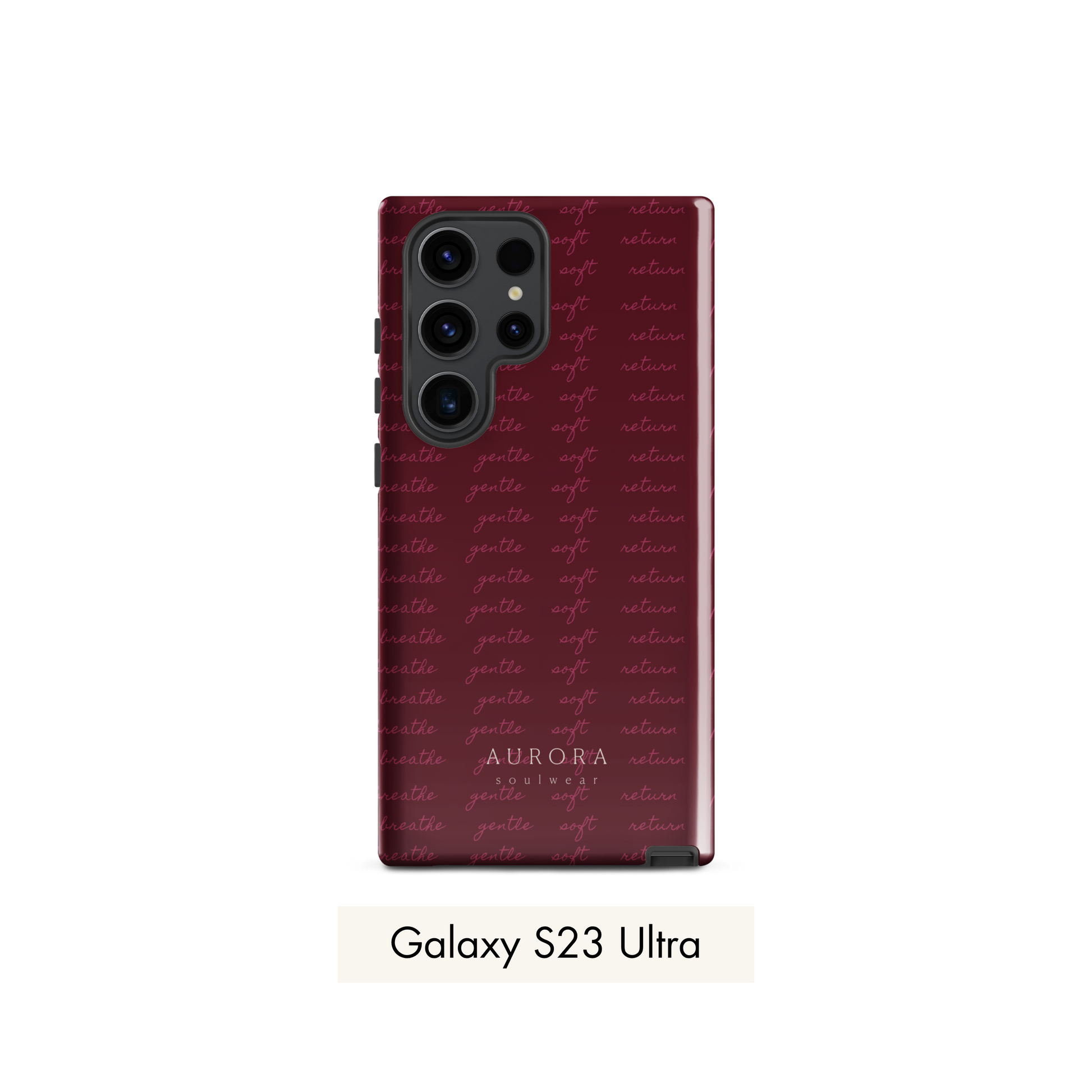 Message Tough Case for Samsung with Message print