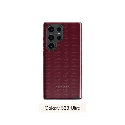 Message Tough Case for Samsung with Message print