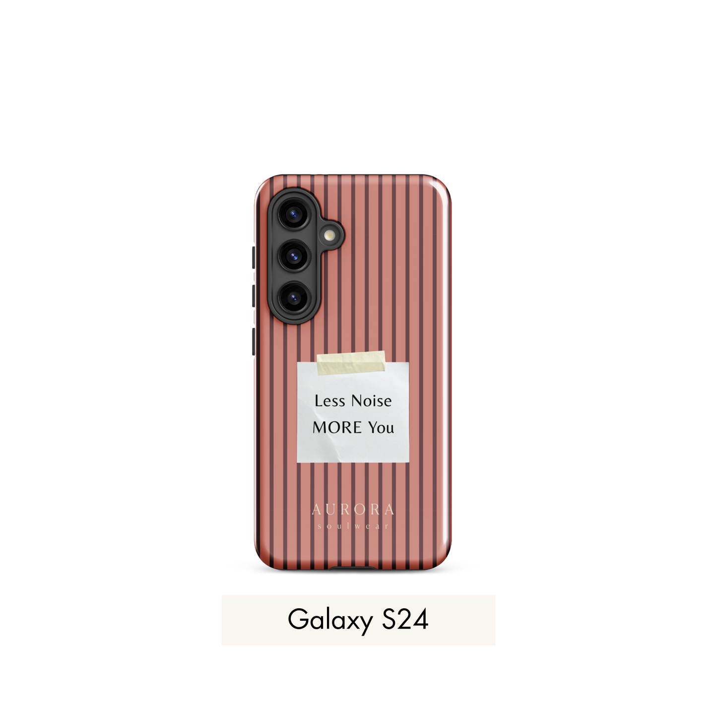 More You Tough Case for Samsung in white with back print
