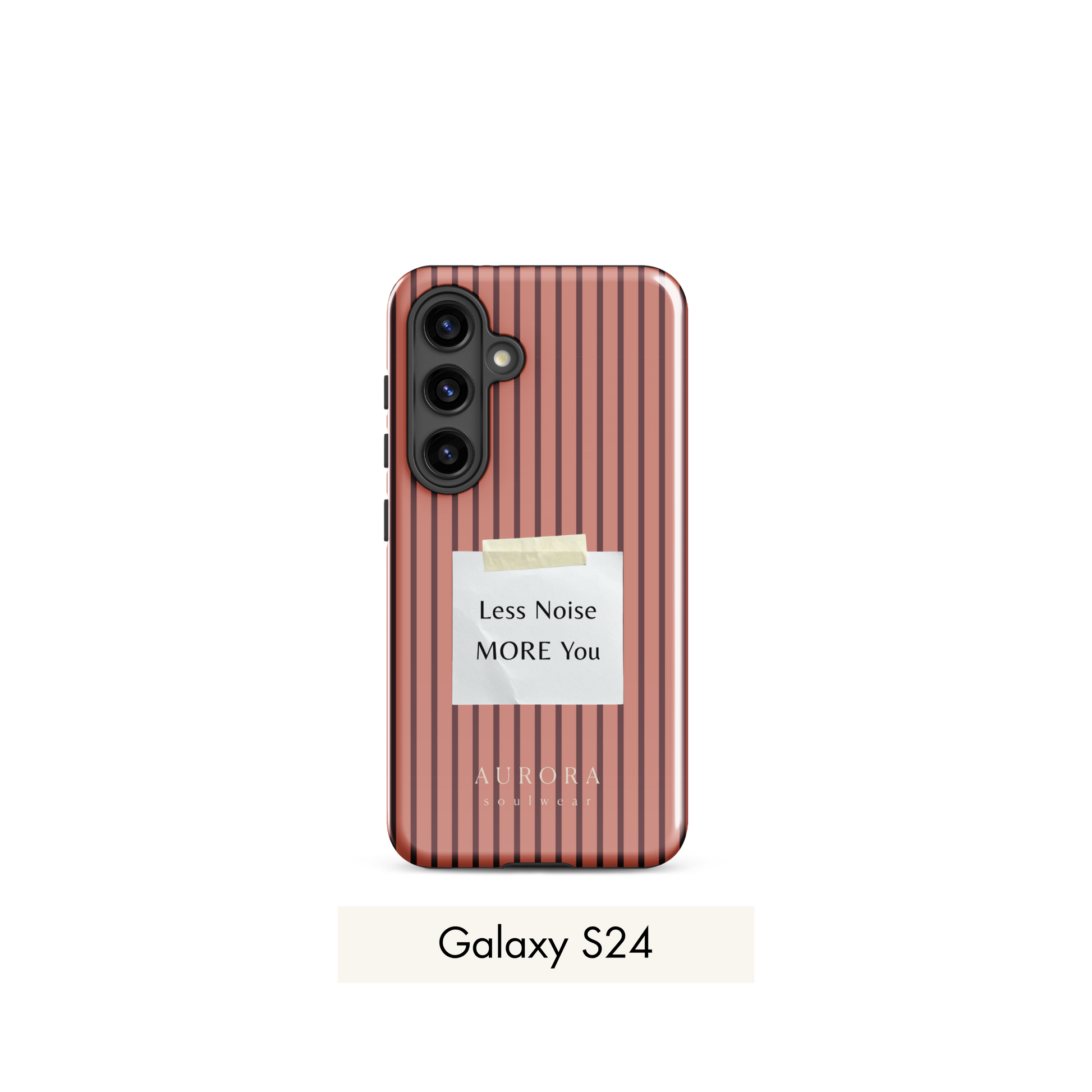 More You Tough Case for Samsung in white with back print