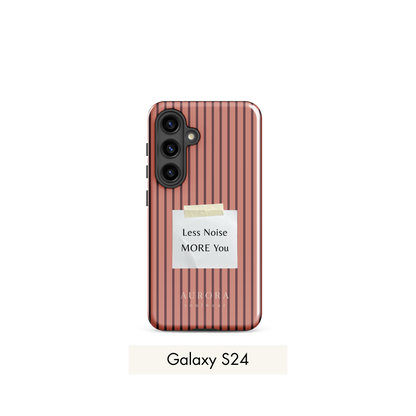 More You Tough Case for Samsung in white with back print