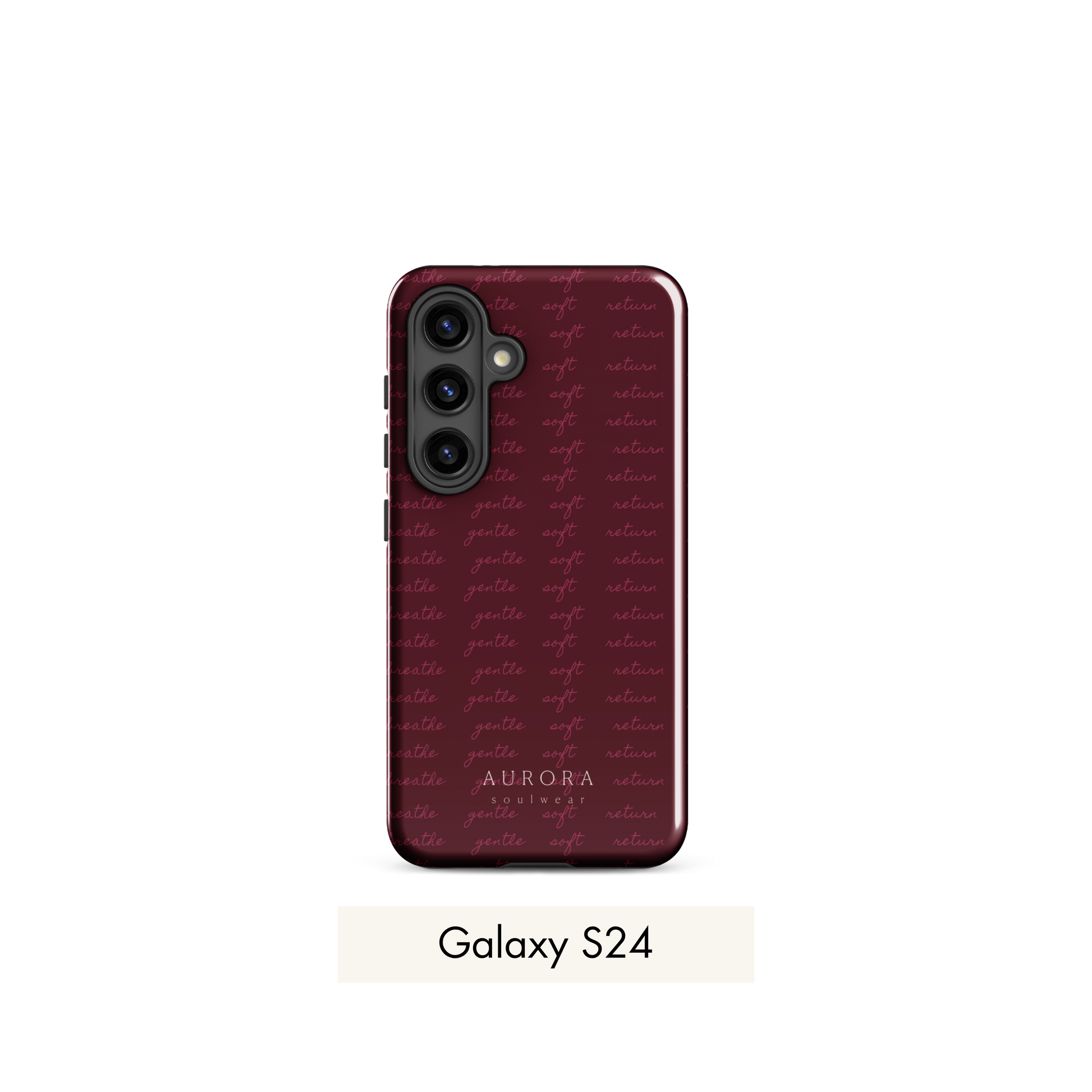 Message Tough Case for Samsung with Message print
