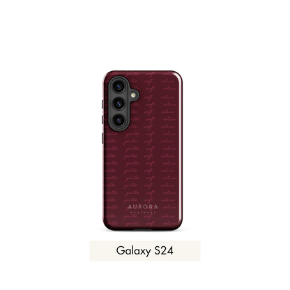 Message Tough Case for Samsung with Message print
