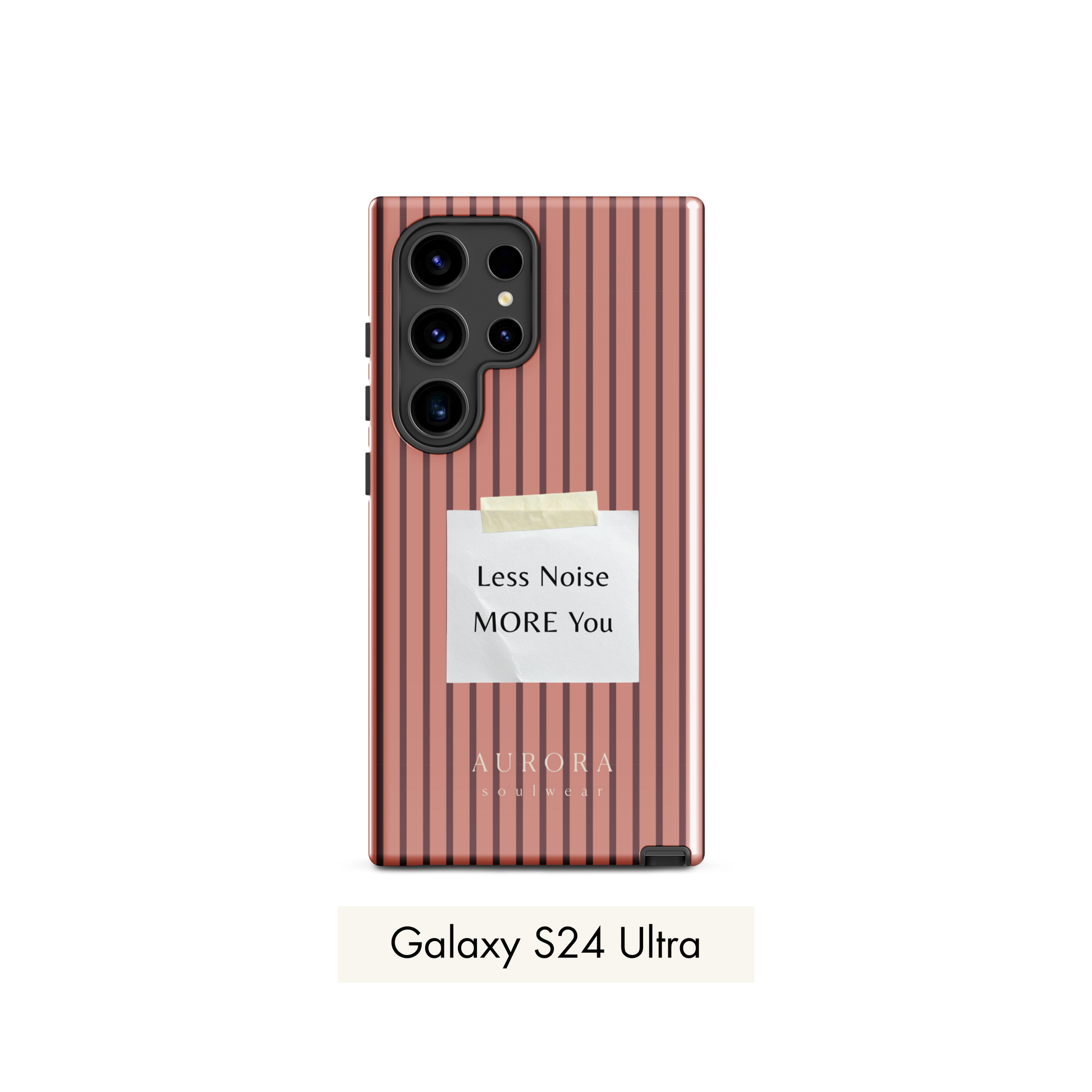 More You Tough Case for Samsung in white with back print