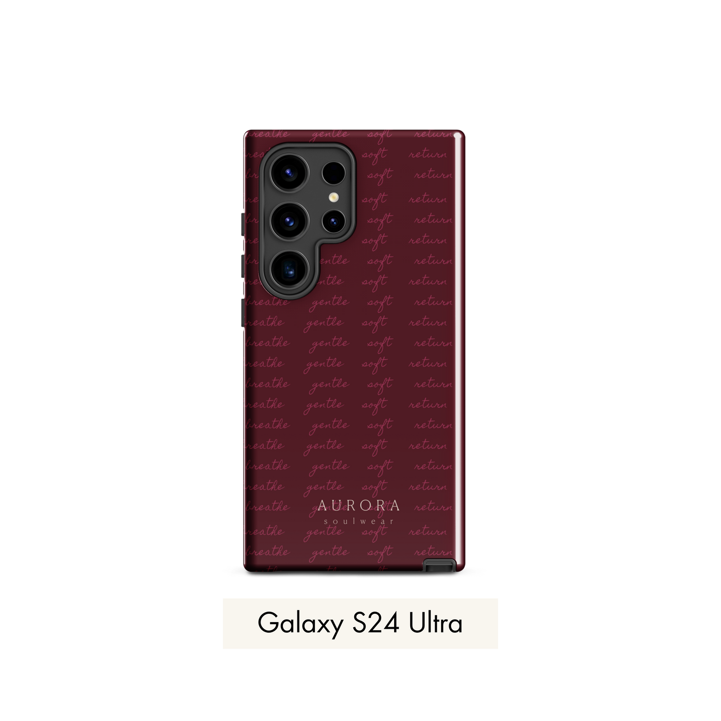 Message Tough Case for Samsung with Message print
