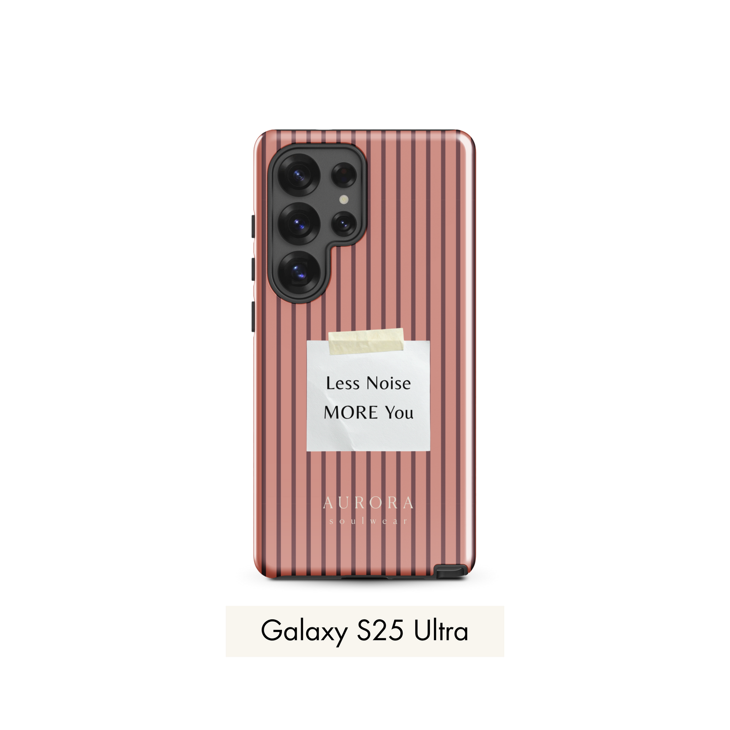 More You Tough Case for Samsung in white with back print