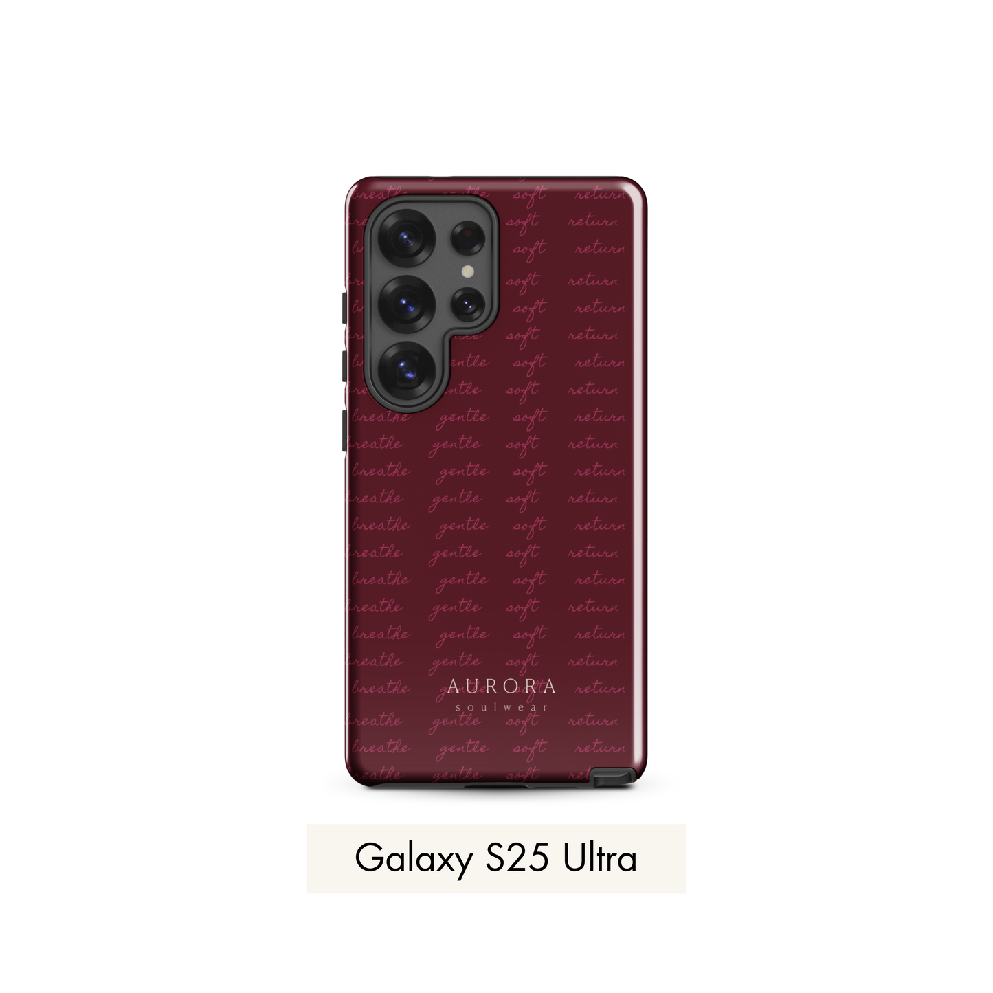 Message Tough Case for Samsung with Message print