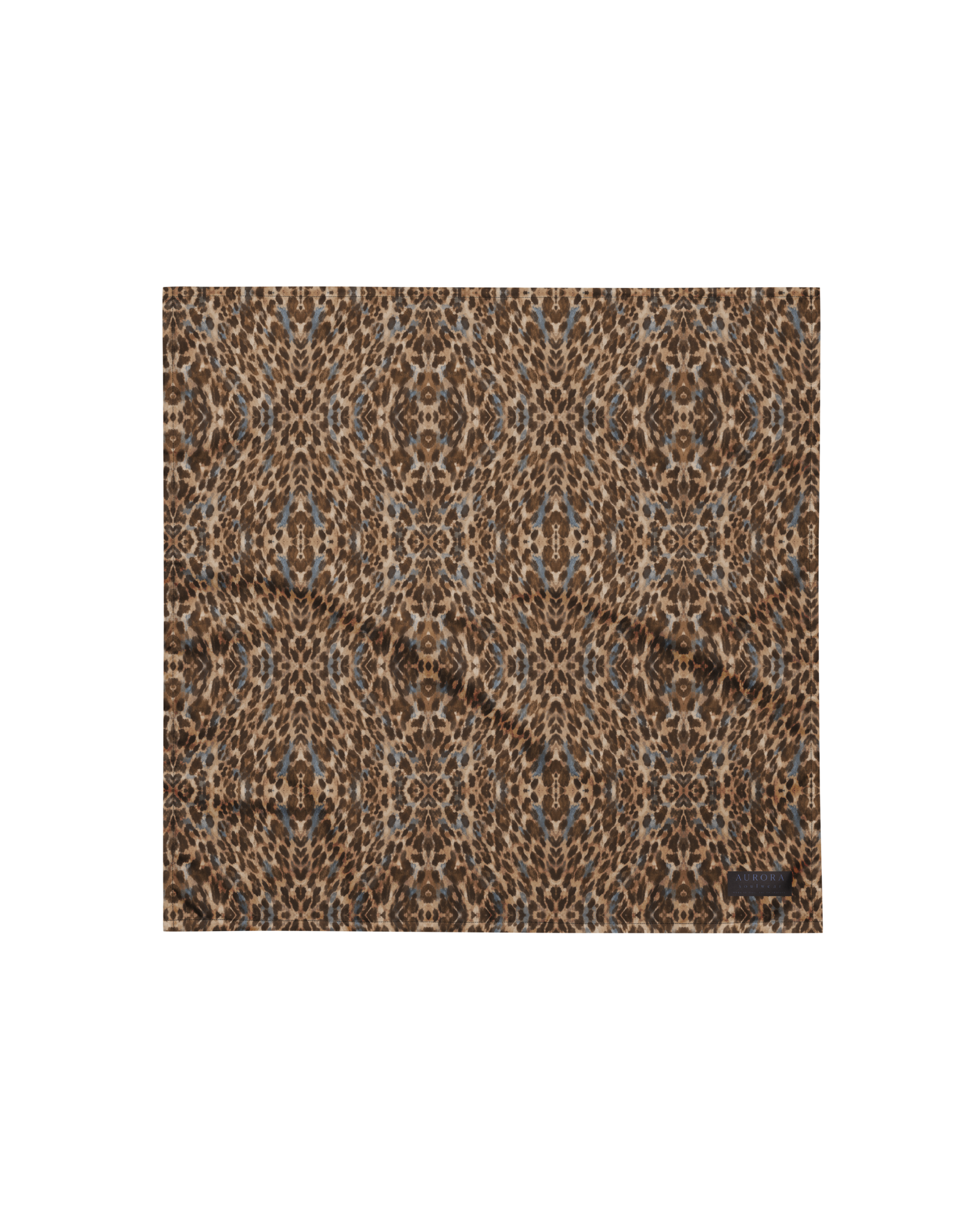 Leopard-print bandana for hair, neck or wrist, from Aurora Soulwear's Heatwave collection.