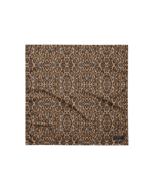 Leopard-print bandana for hair, neck or wrist, from Aurora Soulwear's Heatwave collection.