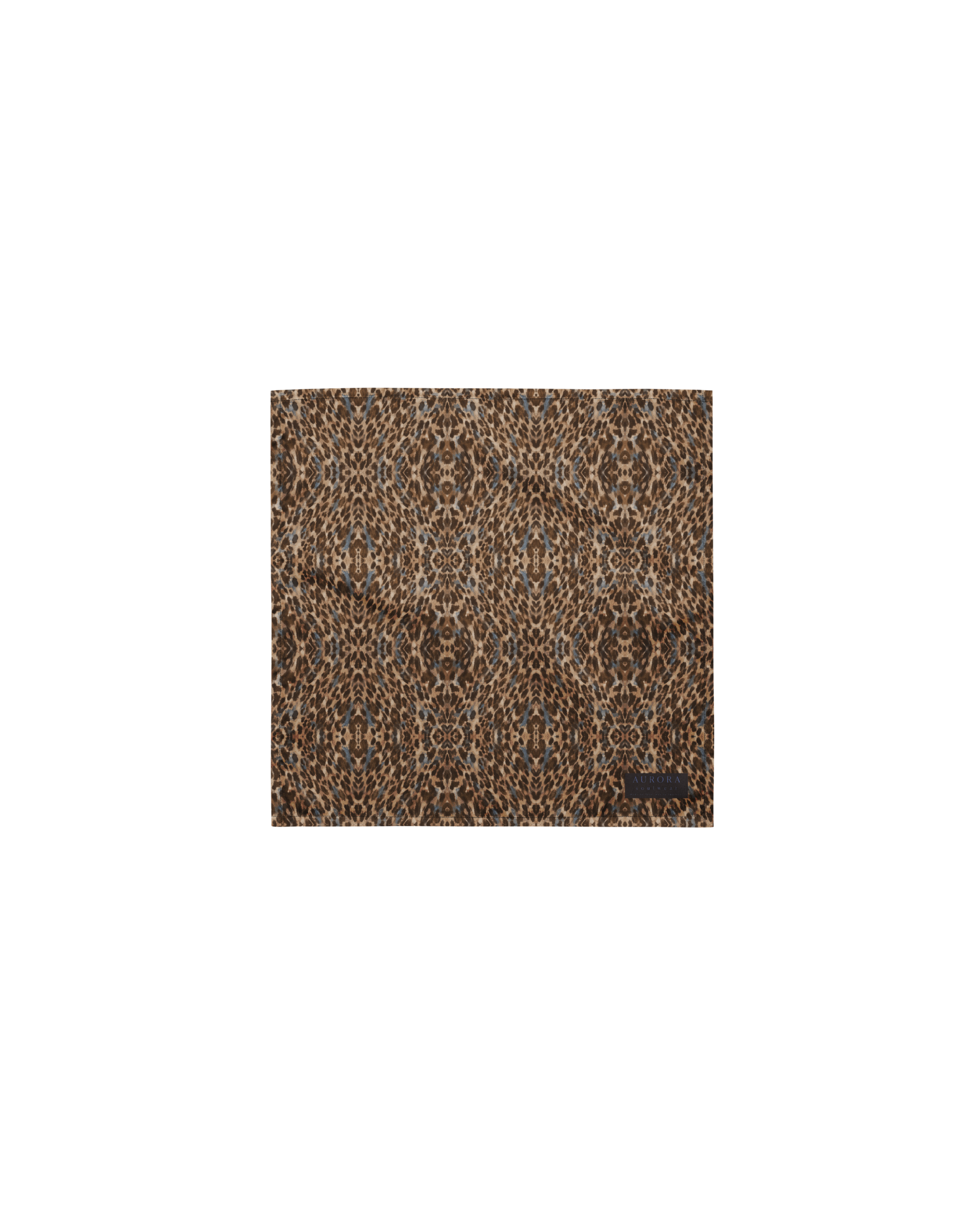 Leopard-print bandana for hair, neck or wrist, from Aurora Soulwear's Heatwave collection.