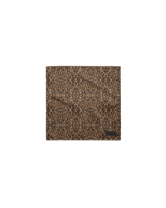 Leopard-print bandana for hair, neck or wrist, from Aurora Soulwear's Heatwave collection.