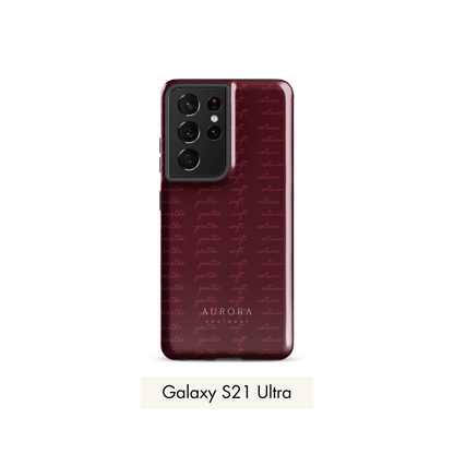 Message Tough Case for Samsung with Message print