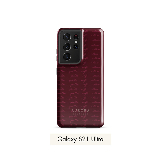 Message Tough Case for Samsung with Message print