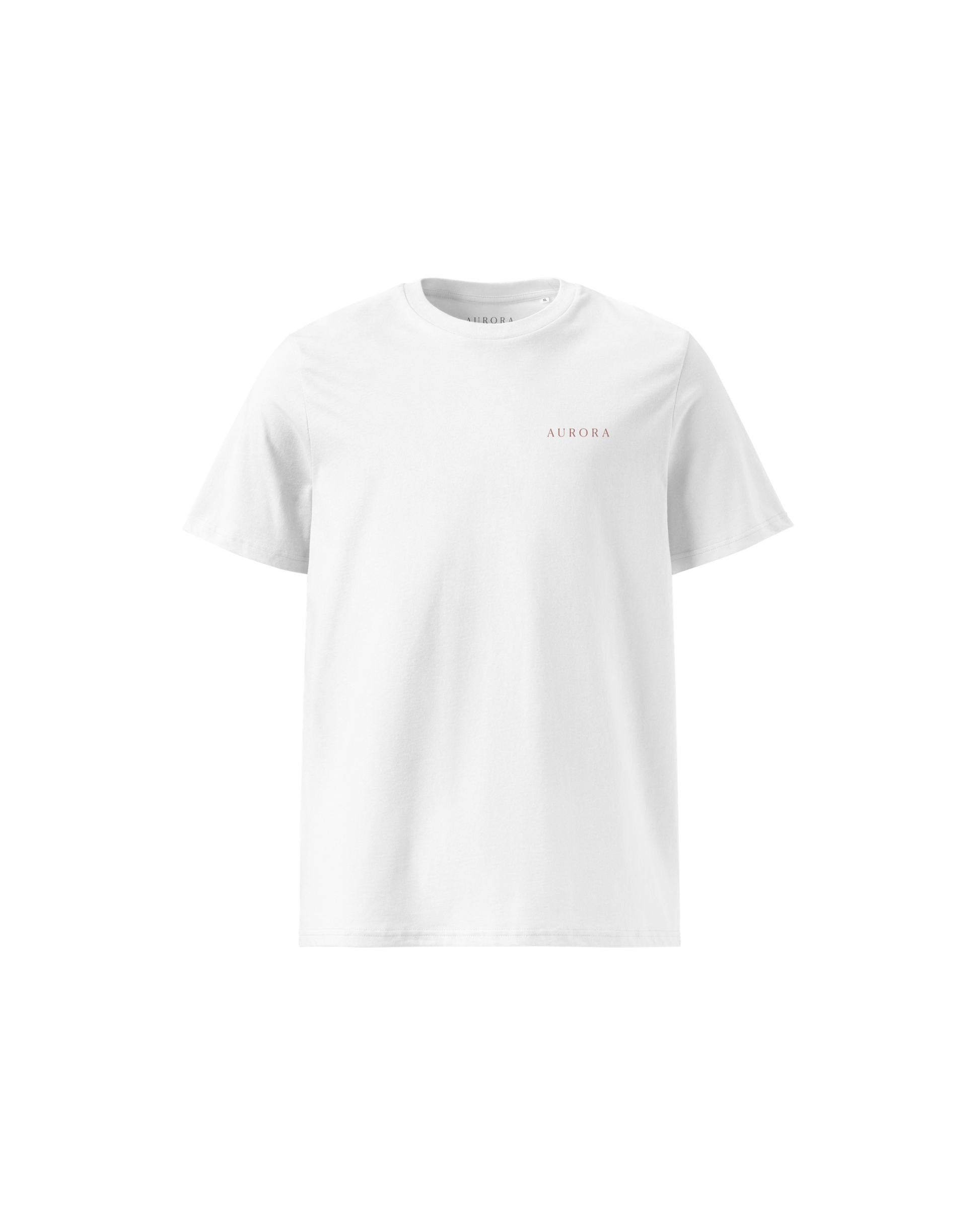 More You Organic T-shirt in white with More You back print