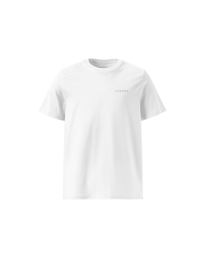 More You Organic T-shirt in white with More You back print