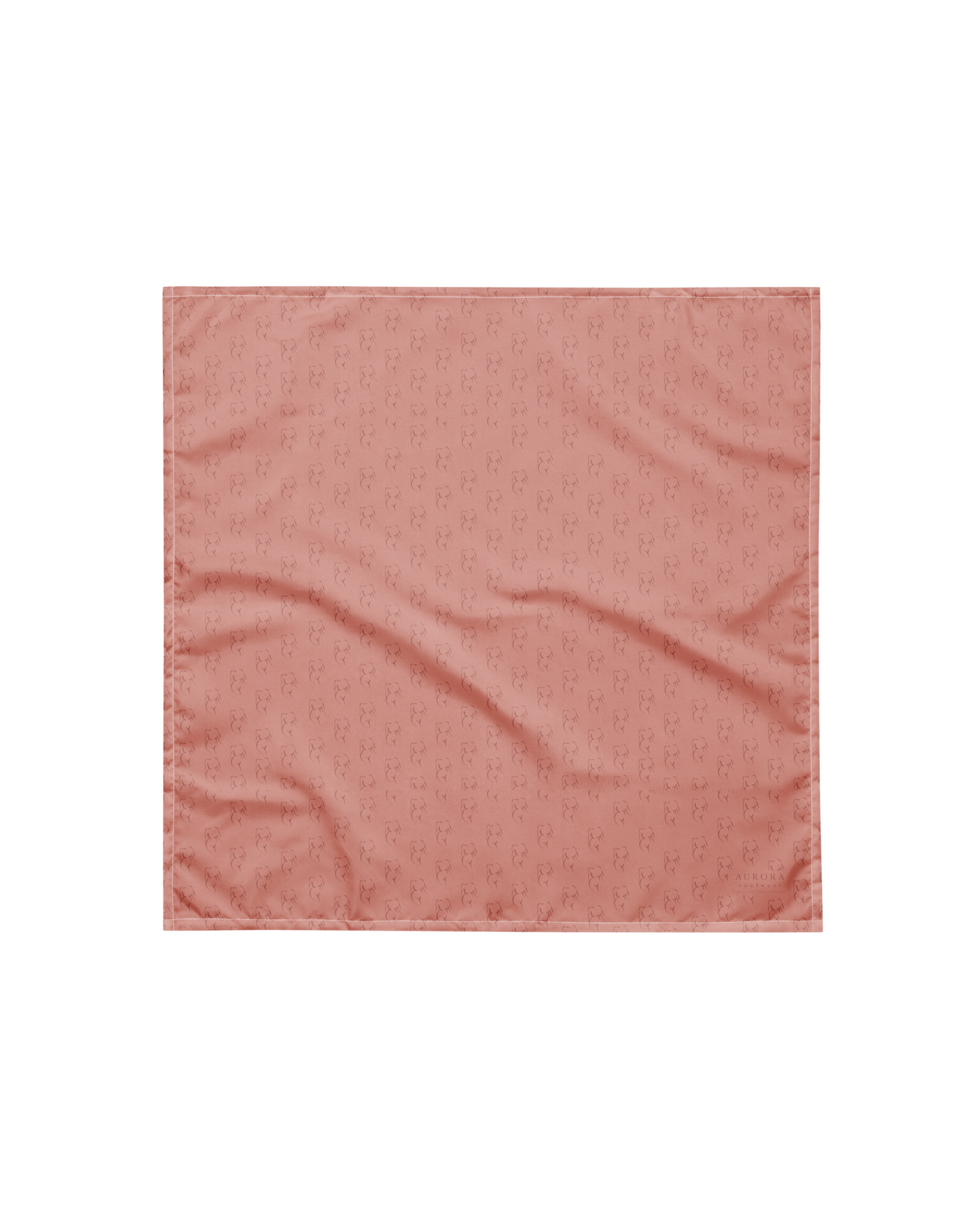 More You Recycled Bandana in clay pink