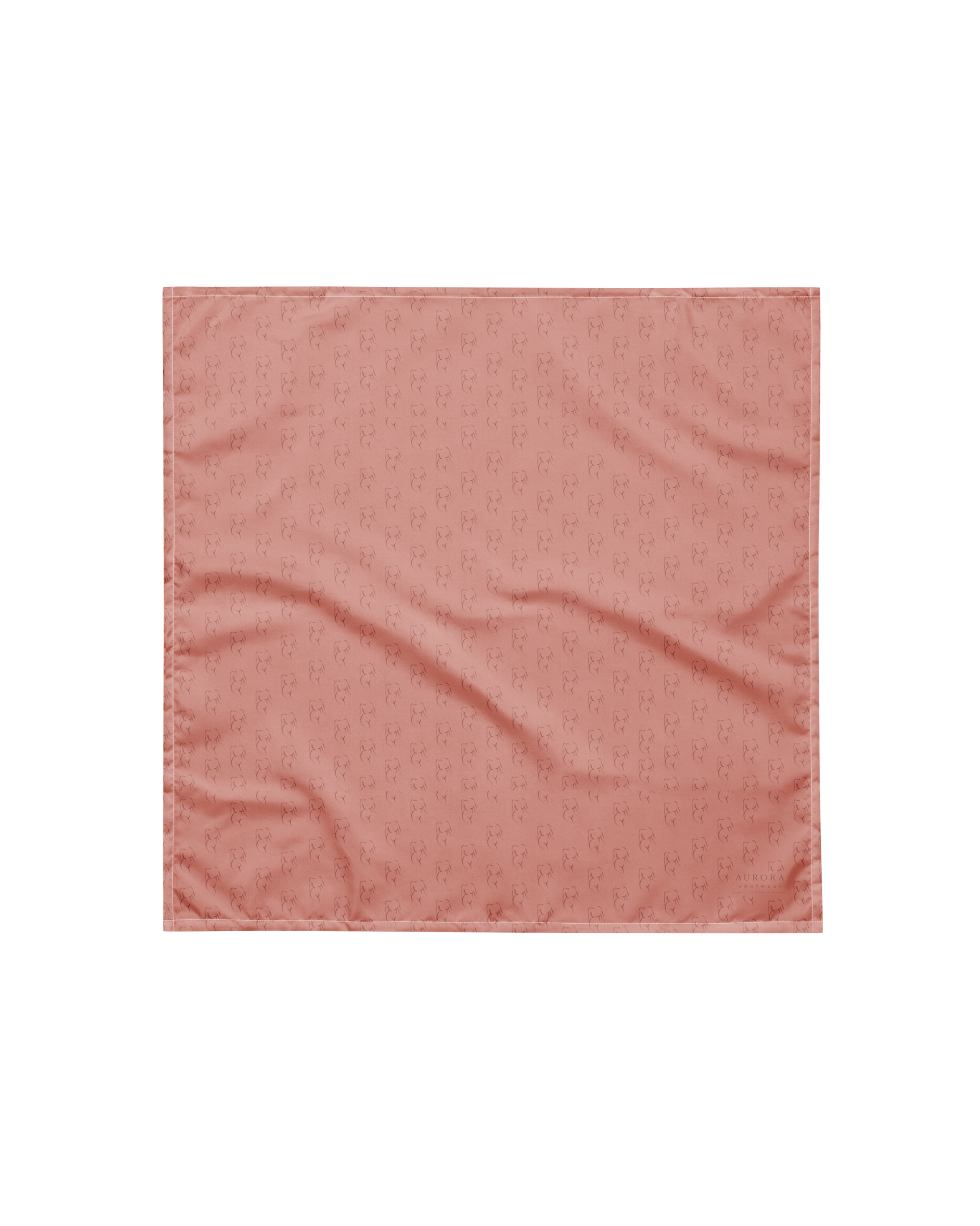 More You Recycled Bandana in clay pink