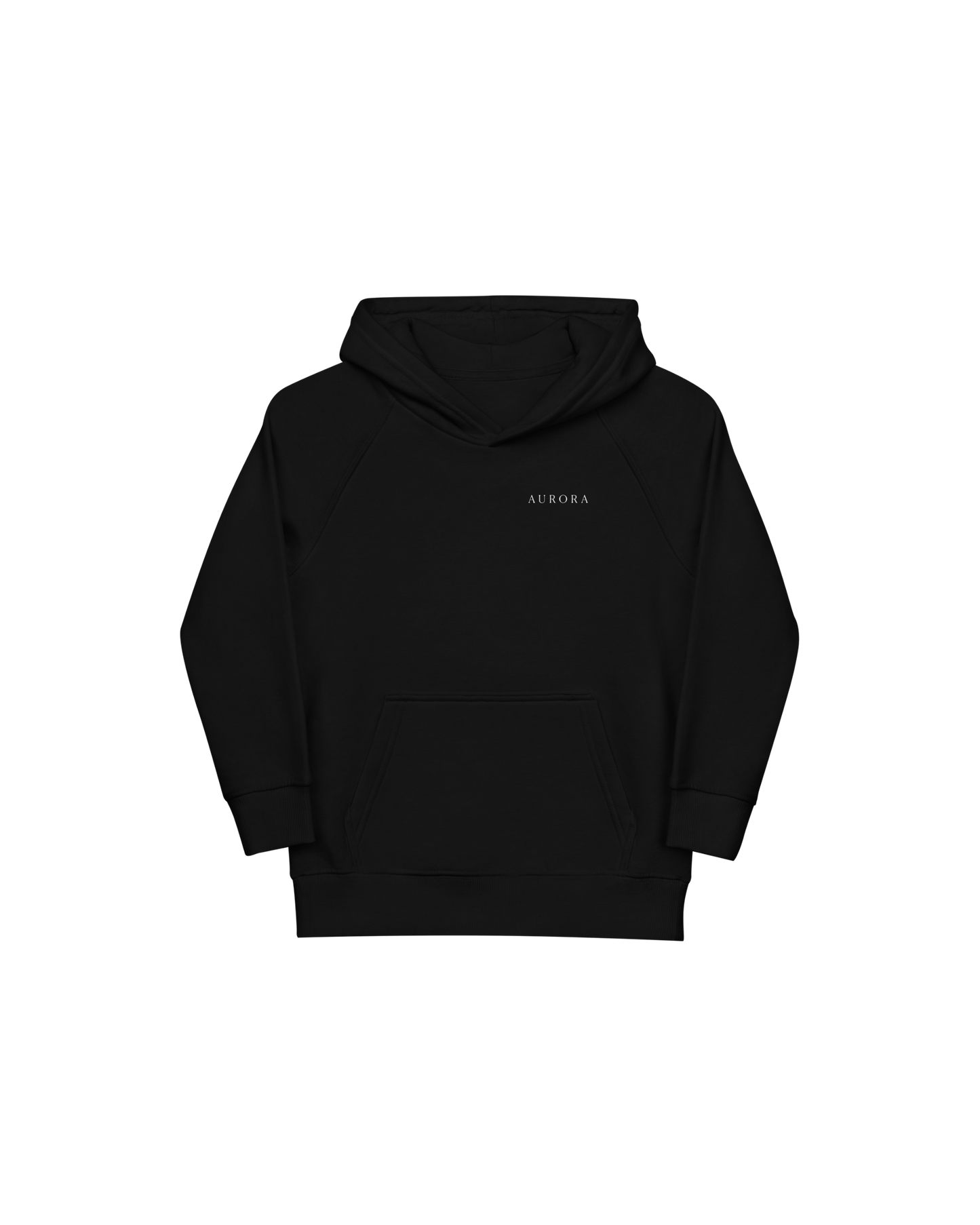 Protocol Blend Kids Hoodie in black with Calm Protocol back print