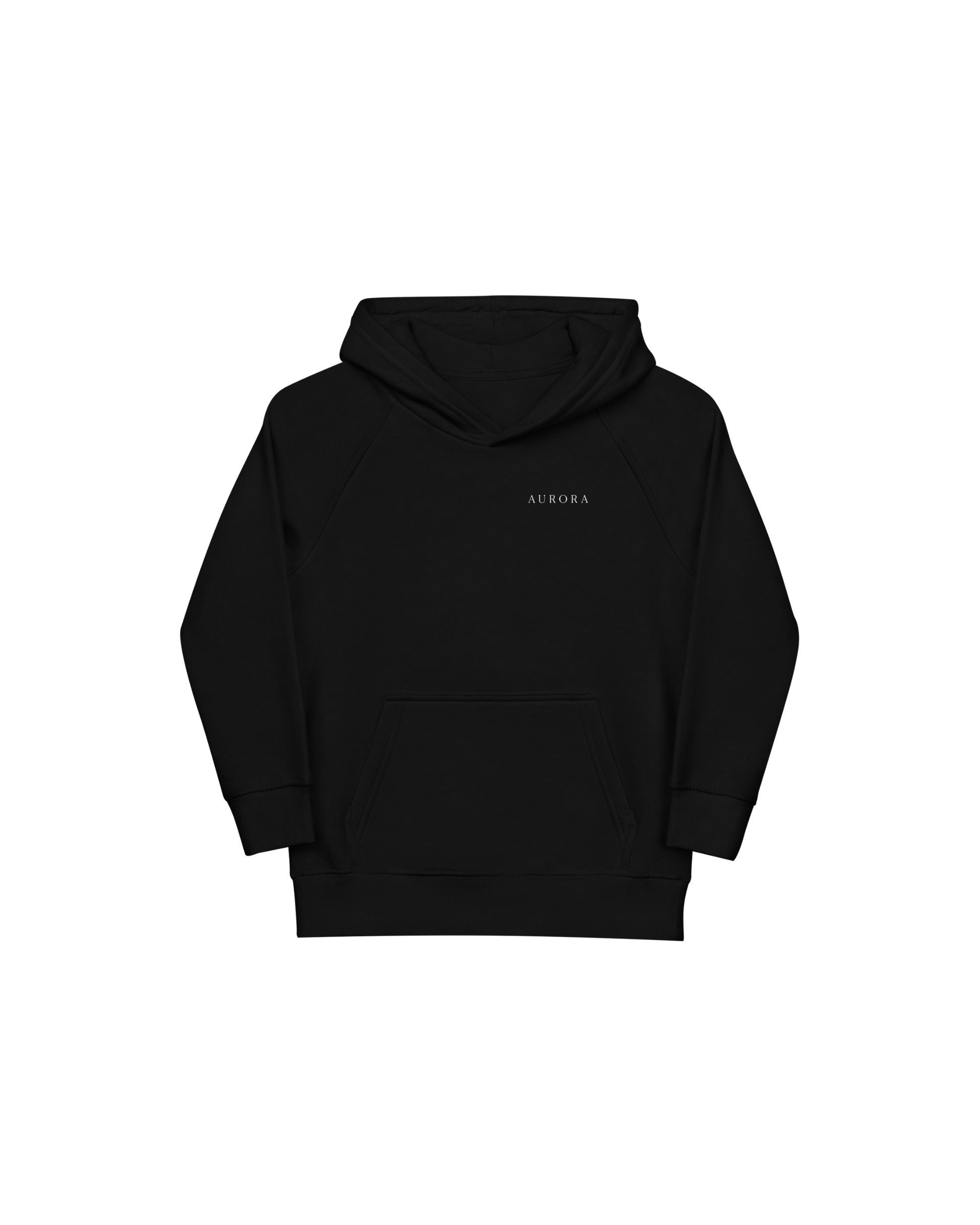 Protocol Blend Kids Hoodie in black with Calm Protocol back print