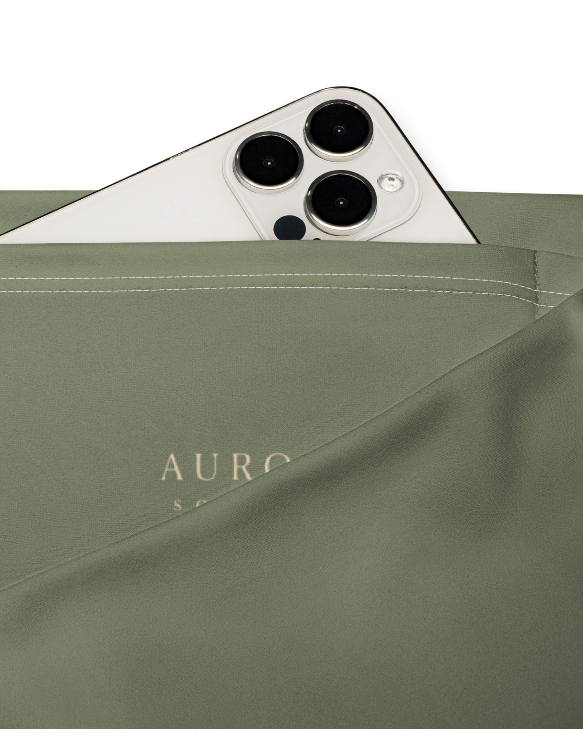 Sálvia Recycled Flare Leggings in deep sage green