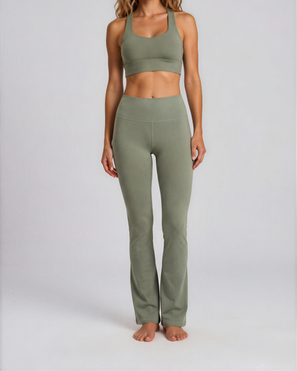 Sálvia Recycled Sport Top in deep sage green
