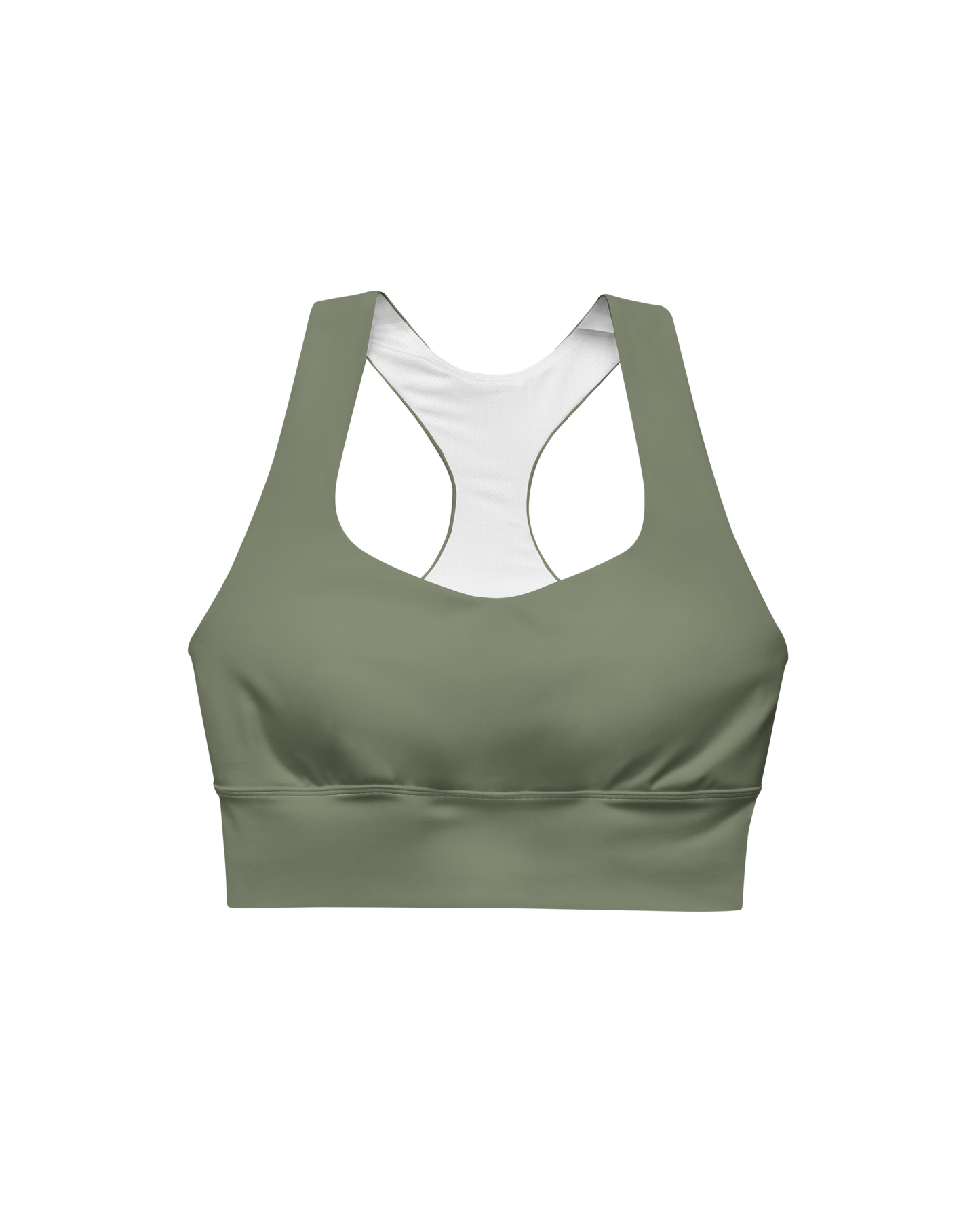 Sálvia Recycled Sport Top in deep sage green