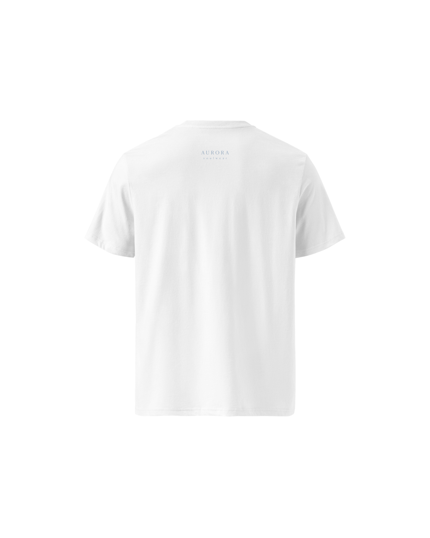 Stay Organic Cotton T-shirt in white with brand detail