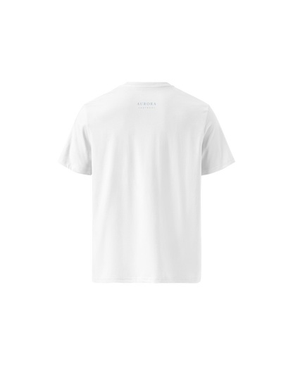 Stay Organic Cotton T-shirt in white with brand detail
