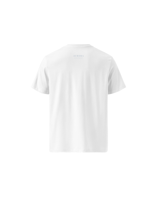 Stay Organic Cotton T-shirt in white with brand detail
