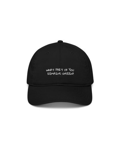  Unseen Organic Cap in black with Unseen embroidery