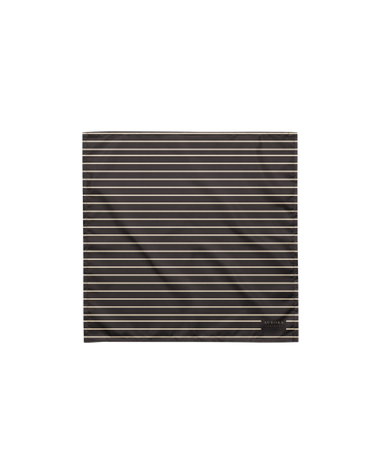 Unseen Recycled Bandana in dark brown and oyster