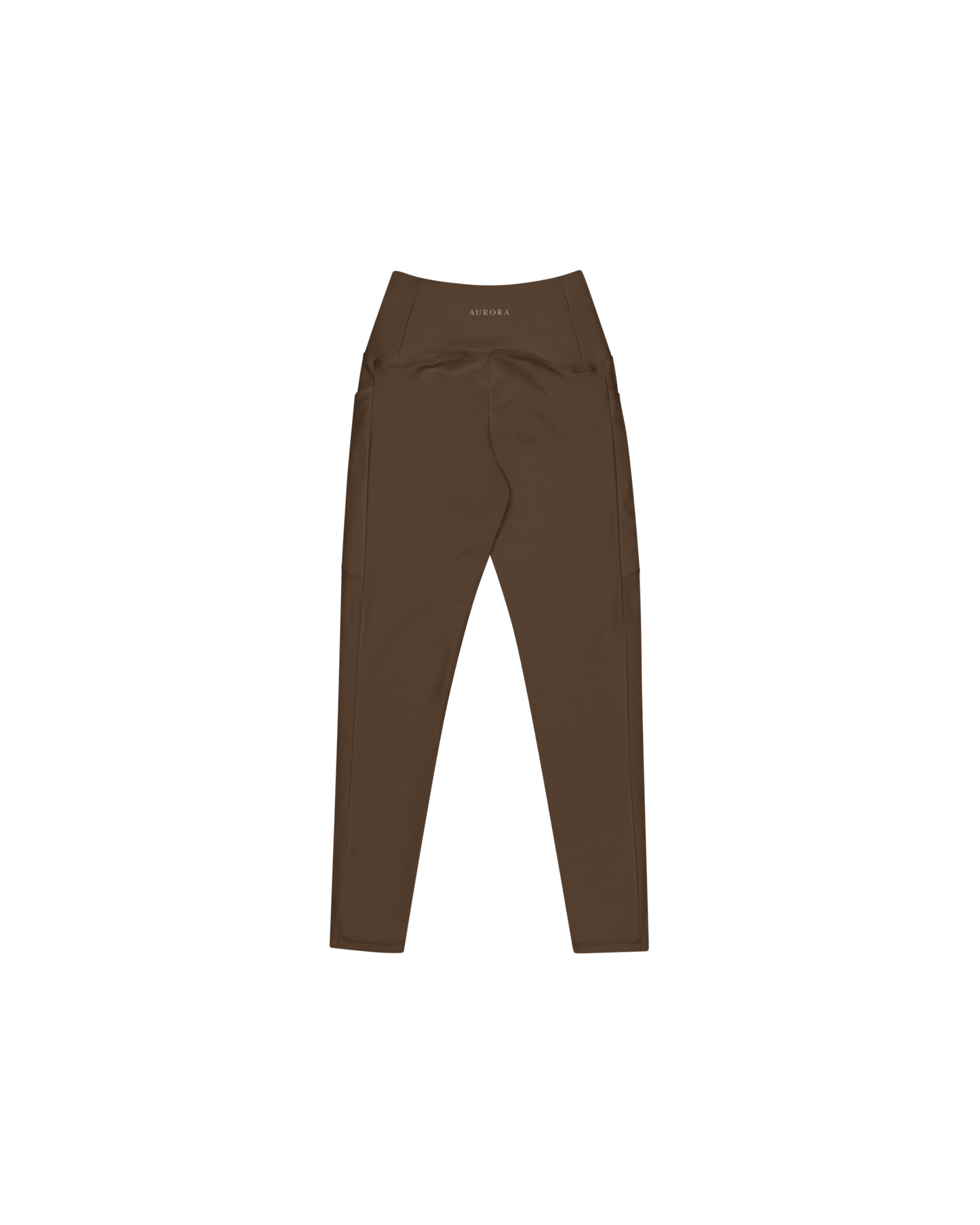 Unseen Recycled Leggings in chocolate brown