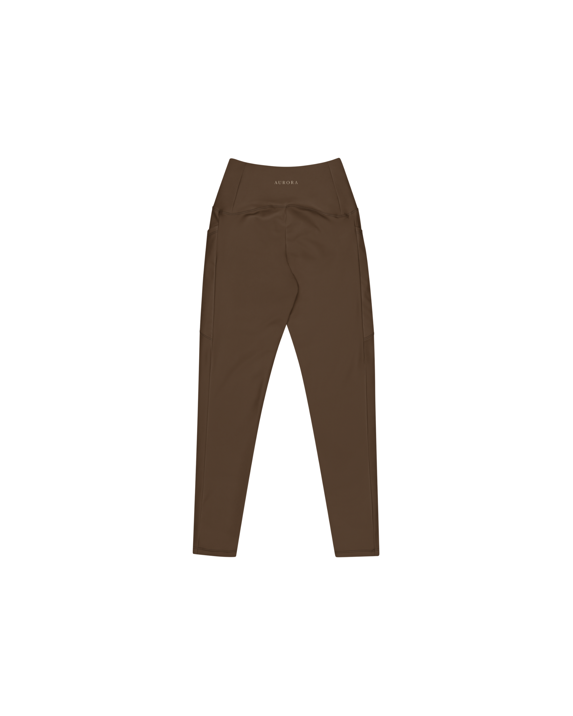 Unseen Recycled Leggings in chocolate brown