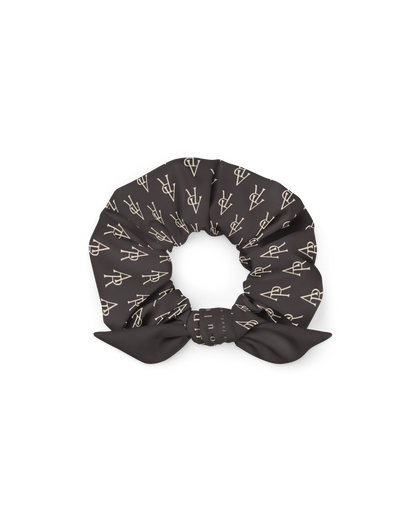 Unseen Recycled Scrunchie in dark brown