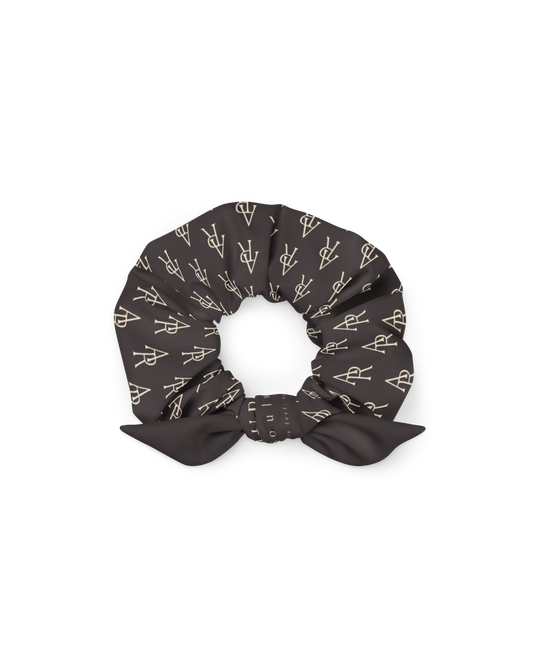 Unseen Recycled Scrunchie in dark brown
