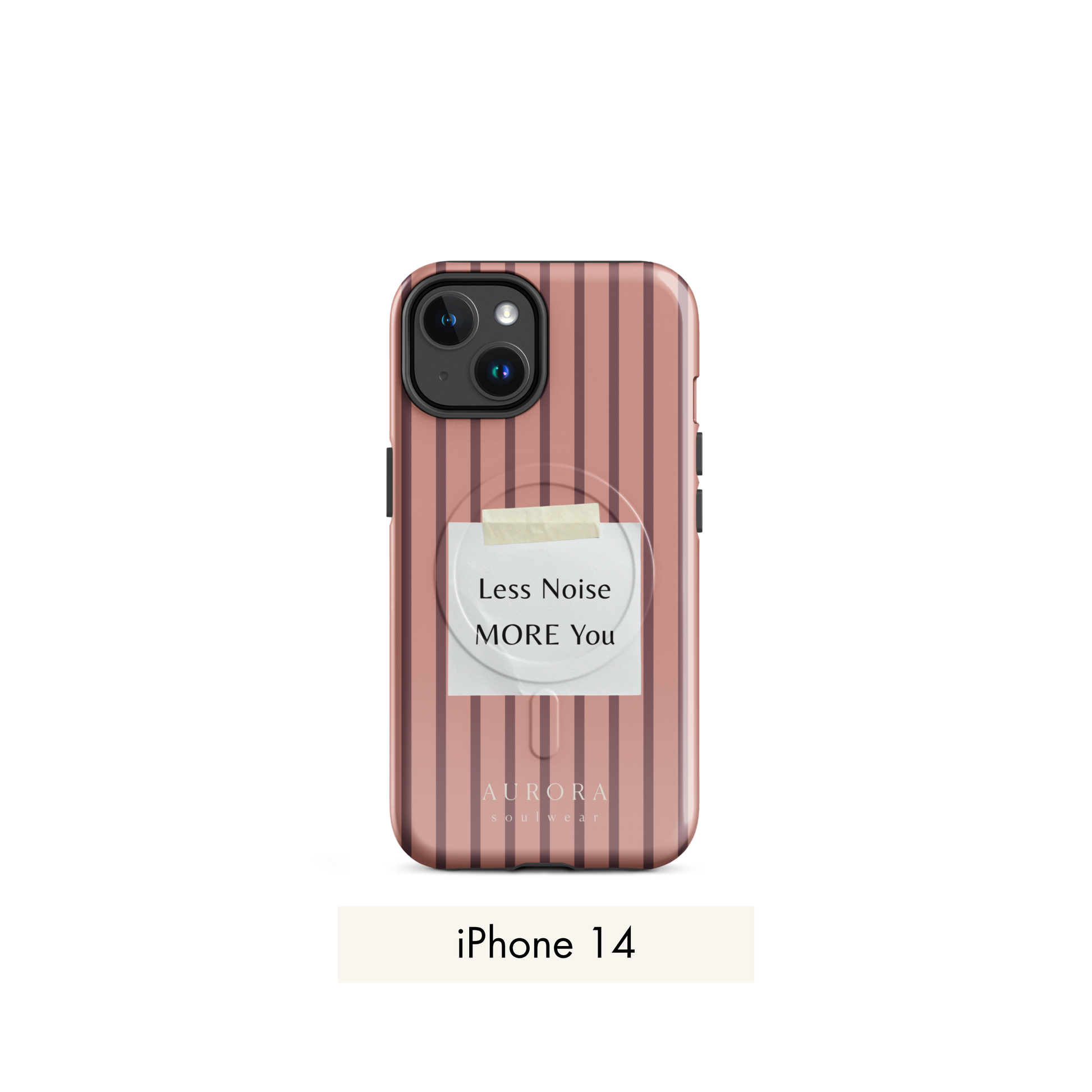 More You MagSafe Case for iPhone in white with back print